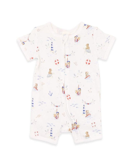 Axel S/S Zipsuit - Axel Print