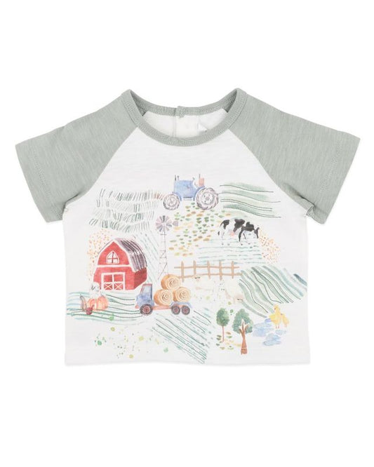 Clayton Farm Scene Tee - Cloud