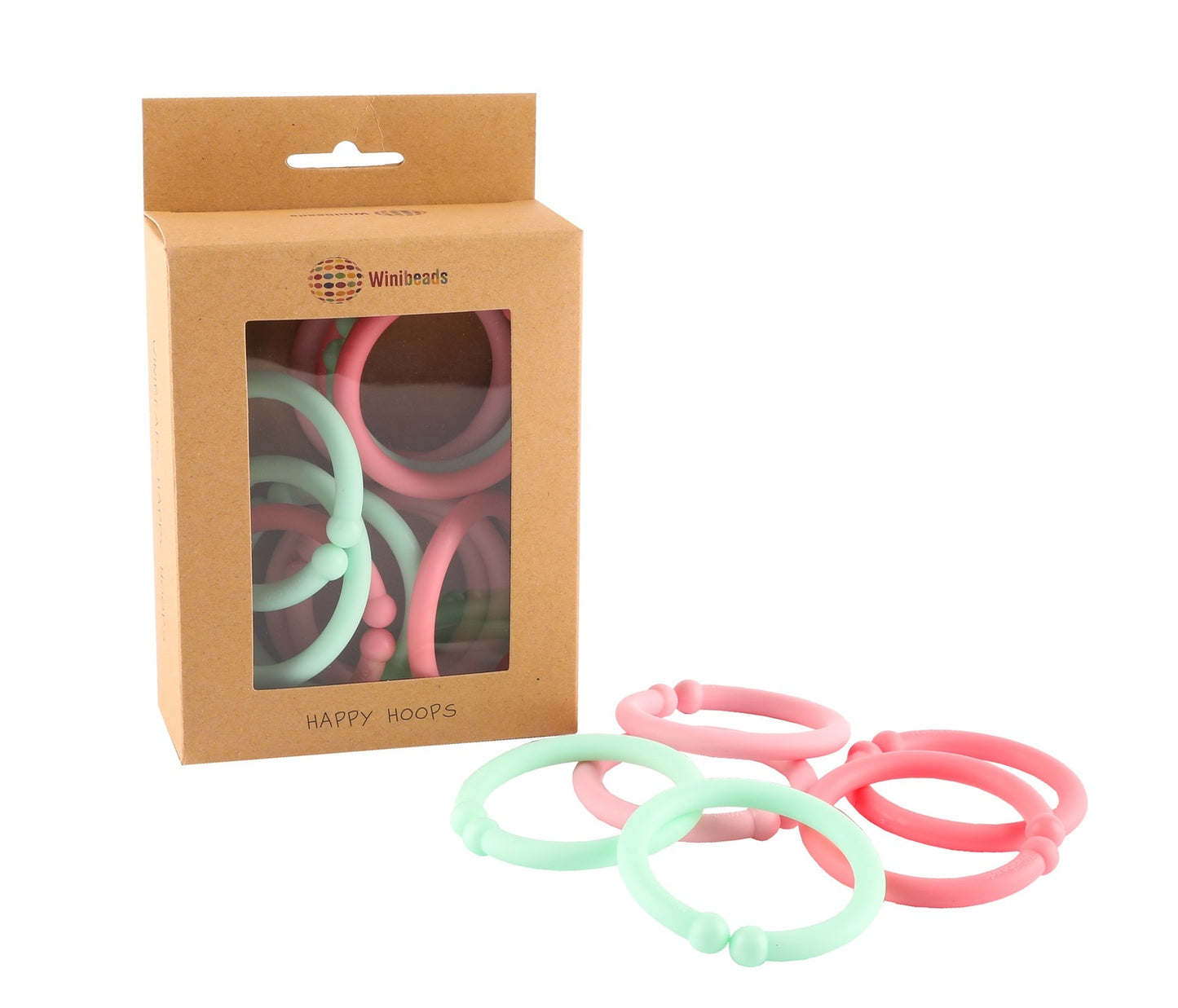 Happy Hoops - Mint and 2 Tone Pink