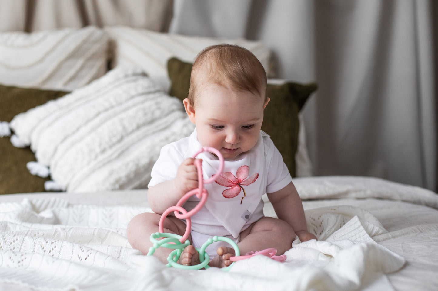 Happy Hoops - Mint and 2 Tone Pink