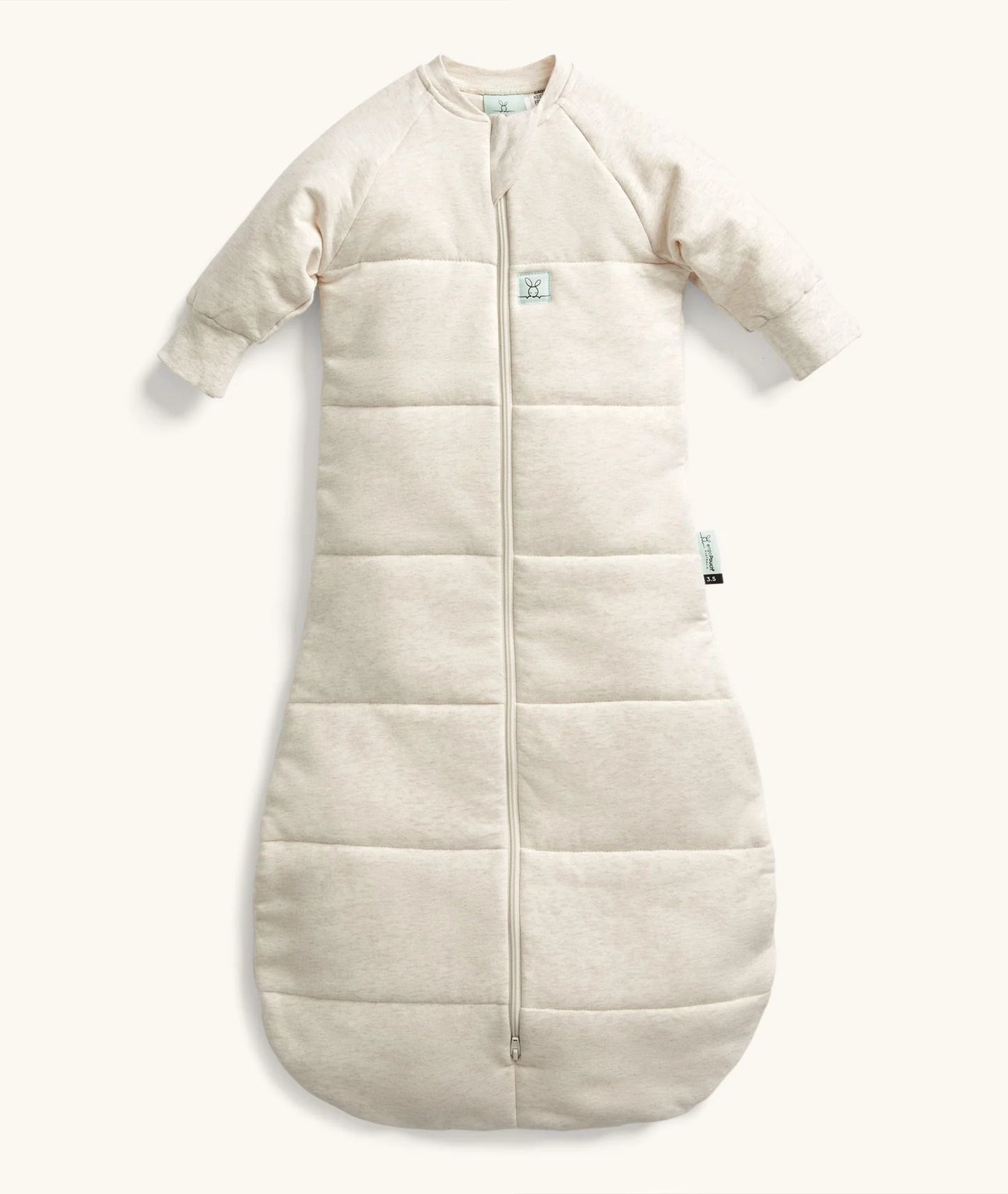 Jersey Sleeping Bag L/Sleeve 3.5 TOG - Oatmeal Marle