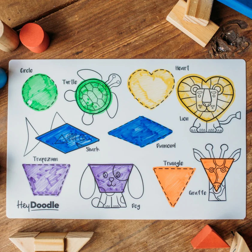 Shape Shifters Mini Colouring & Doodle Mat