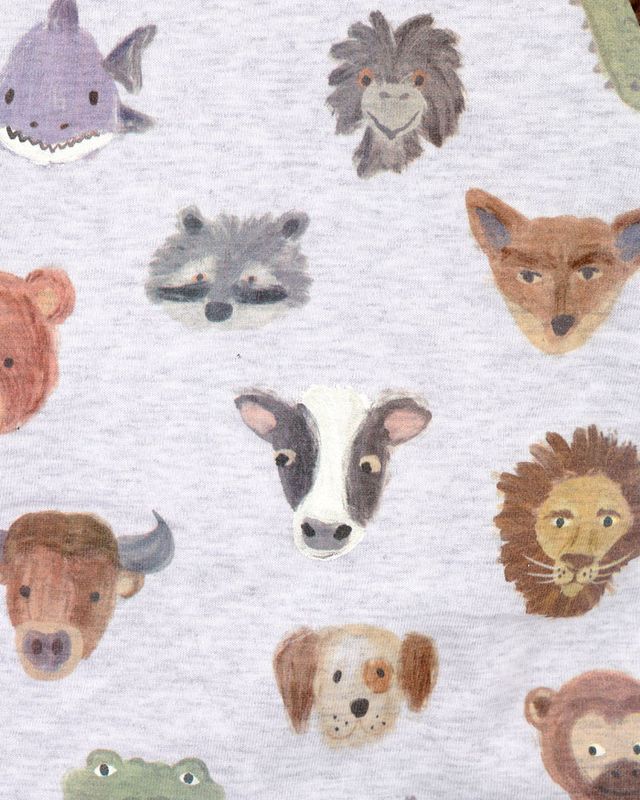 L/S Zipsuit - Wildings Print