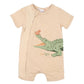 Crocodile SS Zip Romper