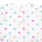 Polkadot Cotton Dress - Cream