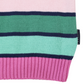 Long Stripe Knit Sweater - Green