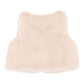 Winnie Emb. Faux Fur Vest - Natural