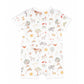 Scout S/S Zip Romper - Scout Print