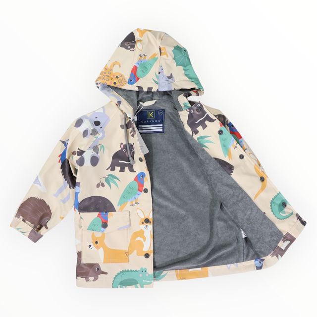 Raincoat Australian Animal - Beige