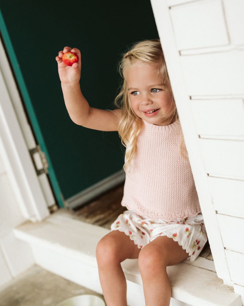 Poppy Knitted Top - Pink Icing
