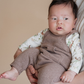 Bailey Knitted Overalls - Chestnut