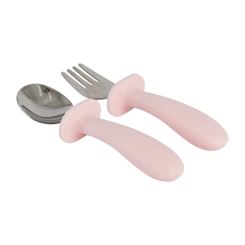 Baby Giraffe Silicone Cutlery Set