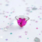 Heart Of The Ocean Ring Pink with Box