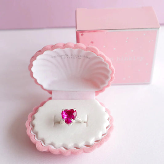 Heart Of The Ocean Ring Pink with Box