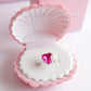 Heart Of The Ocean Ring Pink with Box