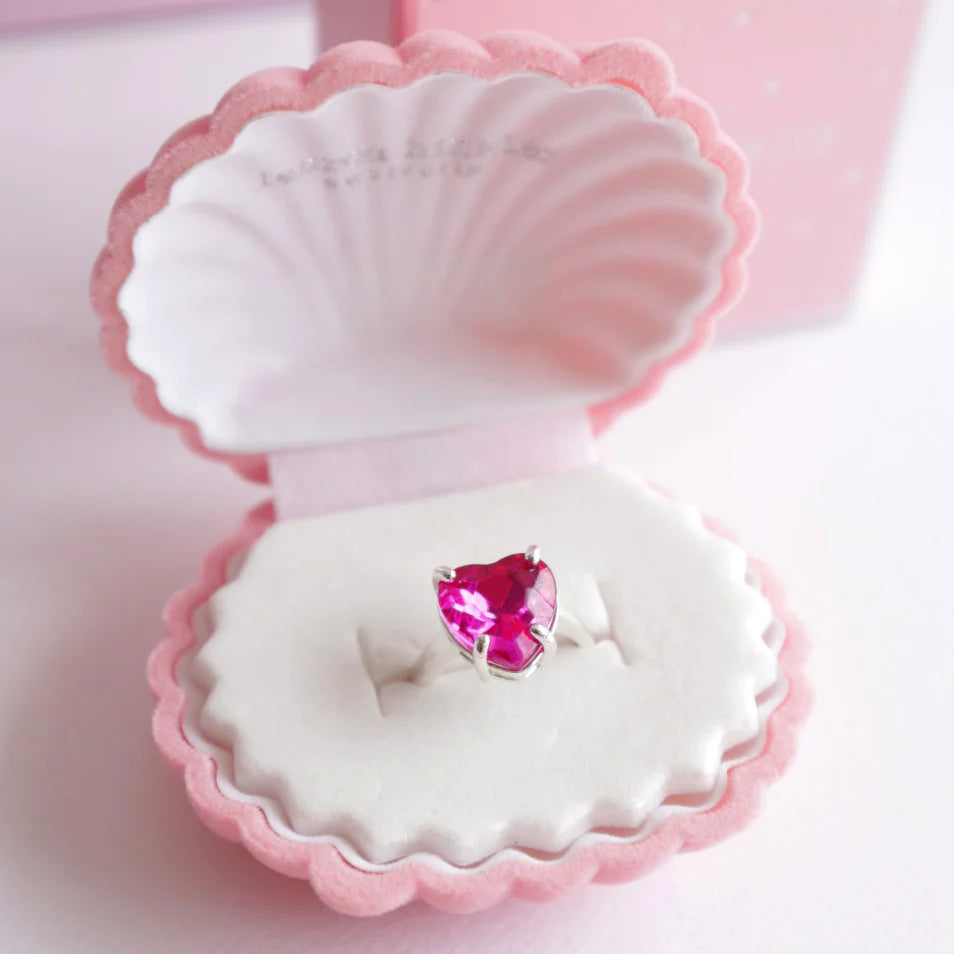 Heart Of The Ocean Ring Pink with Box
