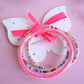 Hot Pink Glitter Bracelets 3Pk