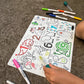 Wild Digits Sensory Colouring & Doodle Mat
