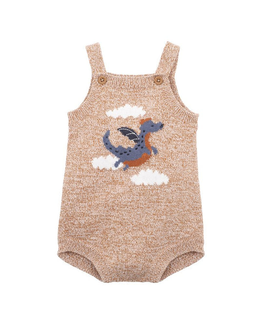 Nino Knitted Bodysuit - Nutmeg Multi
