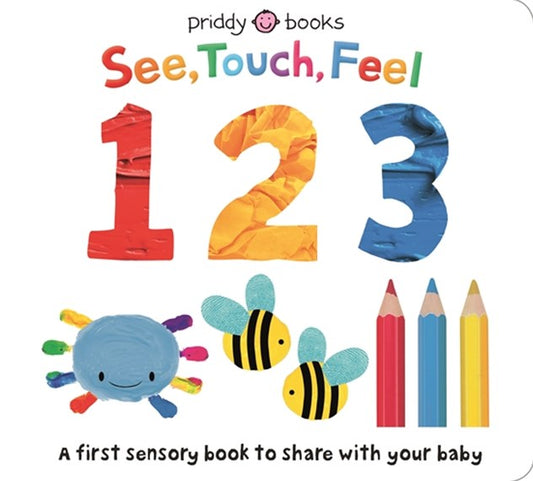 See, Touch, Feel 123 - Board Book