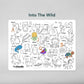 Into The Wild Classic Colouring & Doodle Mat