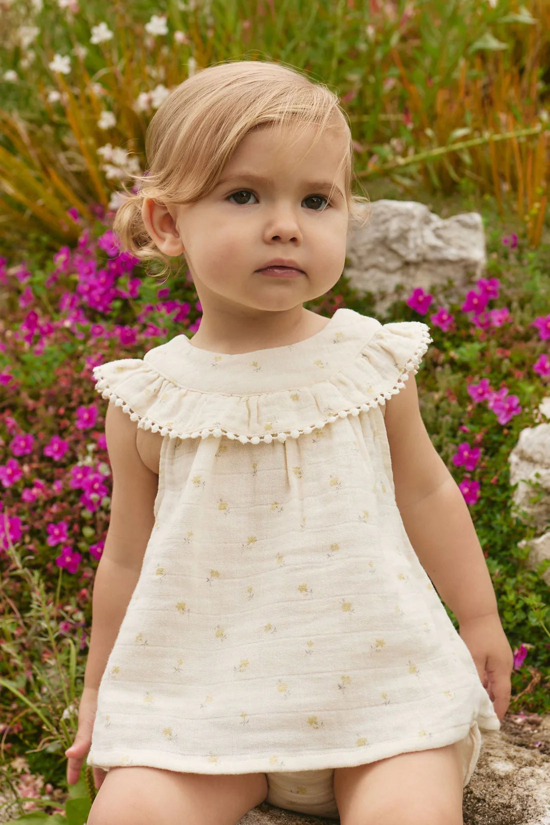 Annalise Top - Vintage Ditsy
