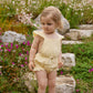 Organic Cotton Muslin Luciana Playsuit - Sunshine