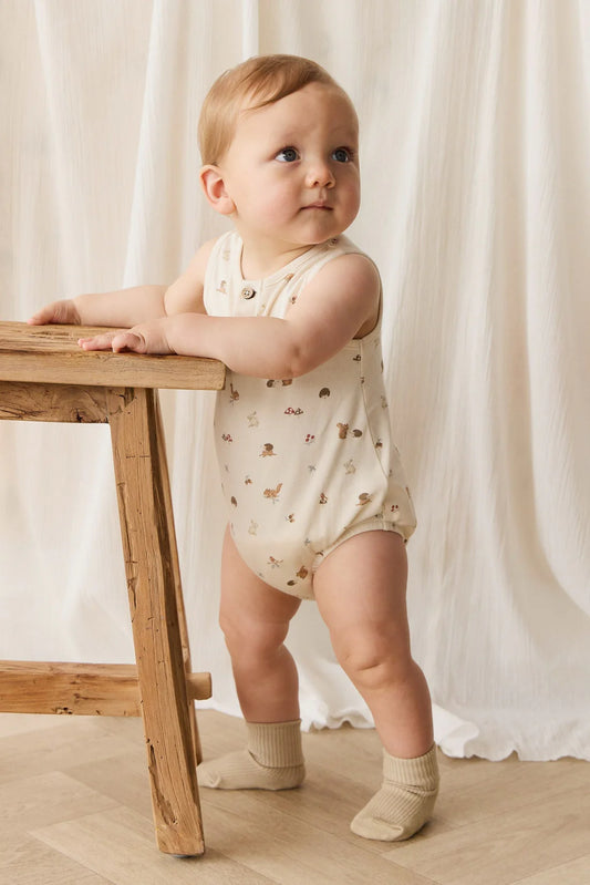 Archie Playsuit - Forest Gathering