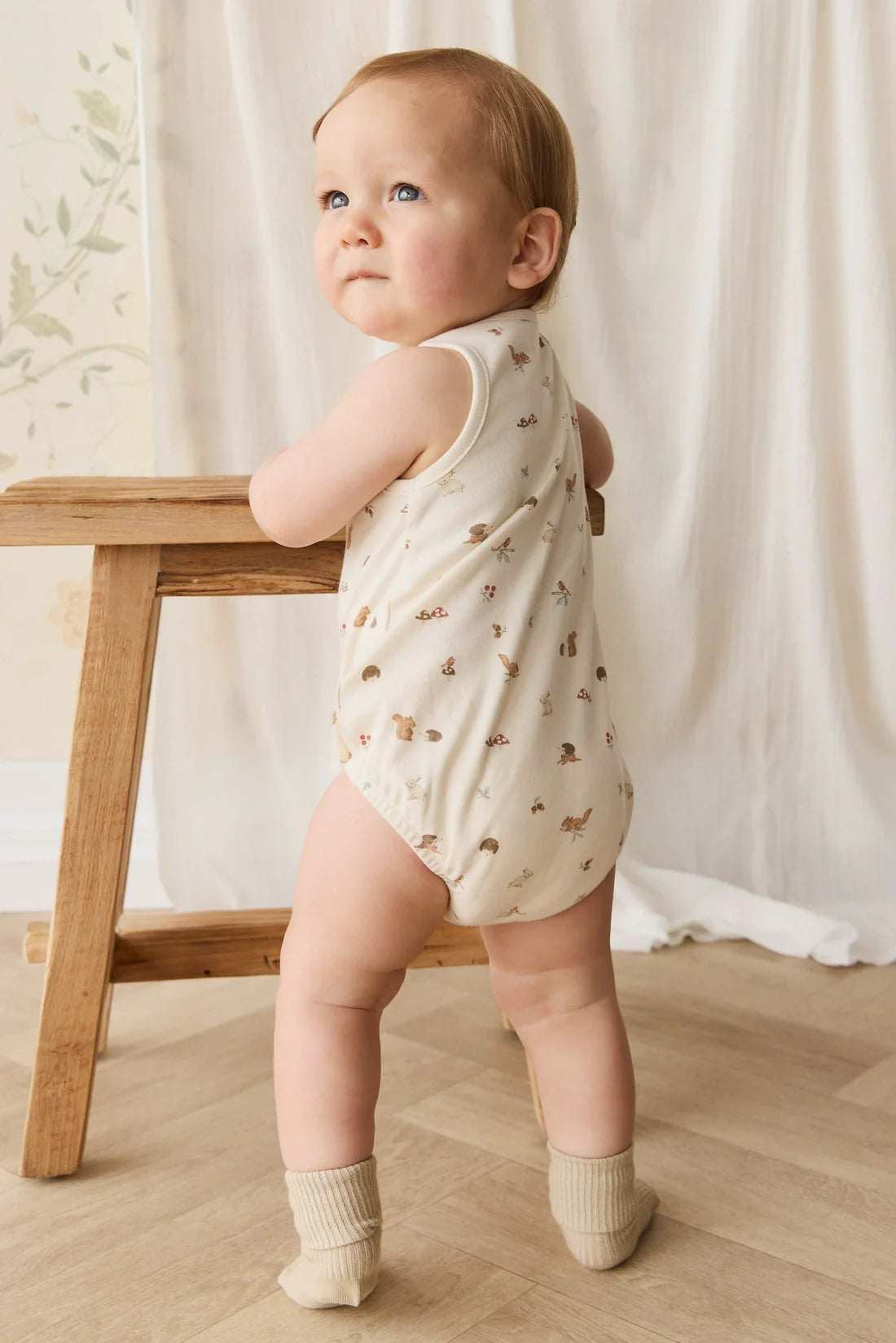 Archie Playsuit - Forest Gathering