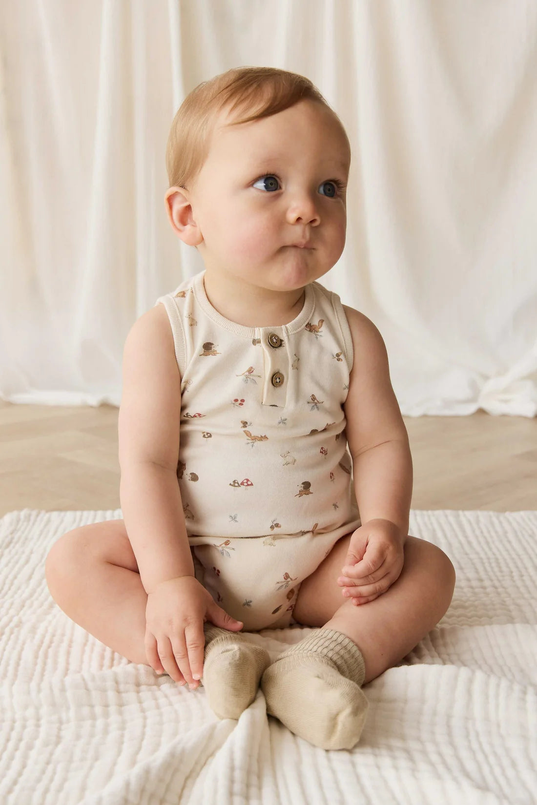 Archie Playsuit - Forest Gathering