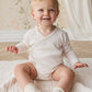 Maya Jacquard Socks - Egret
