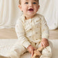 Reece Zip Onepiece - Forest Night Acorns
