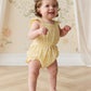 Organic Cotton Muslin Luciana Playsuit - Sunshine