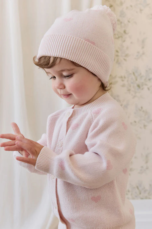 Kate Cardigan - Kate Heart Jacquard