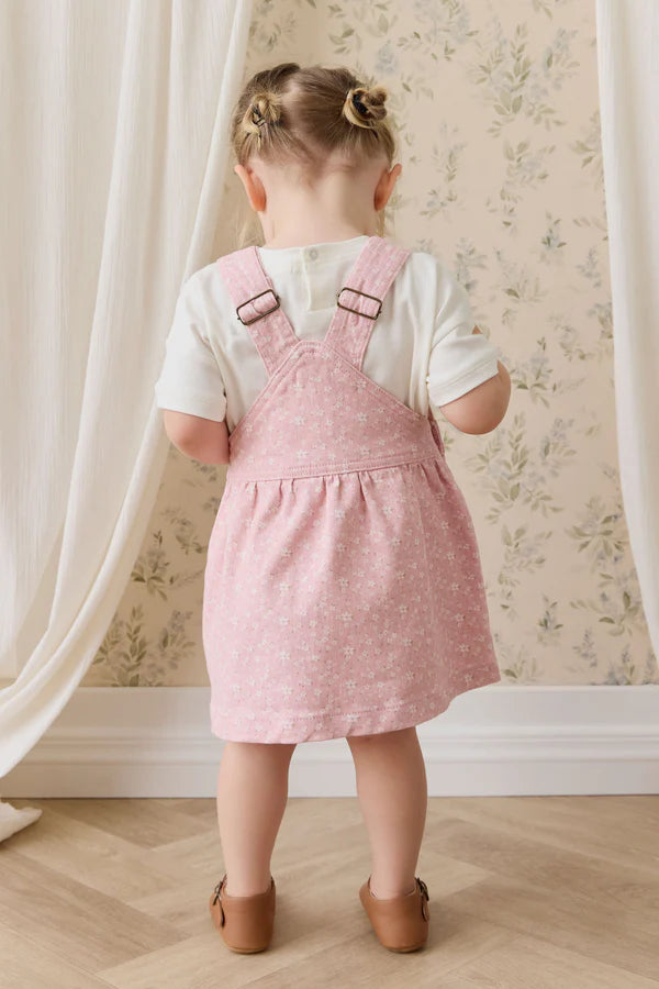 Norah Overall Dress - Paula Powder