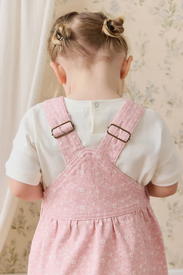 Norah Overall Dress - Paula Powder