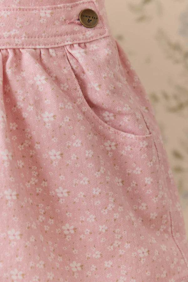 Norah Overall Dress - Paula Powder