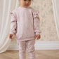 Morgan Track Pant - Bow Kitties Mauve