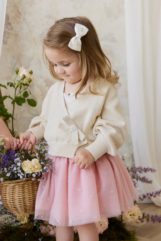 Lottie Skirt - Petite Heart Carnation