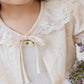 Josephine Singlet - Sweet Heart Pointelle Parchment