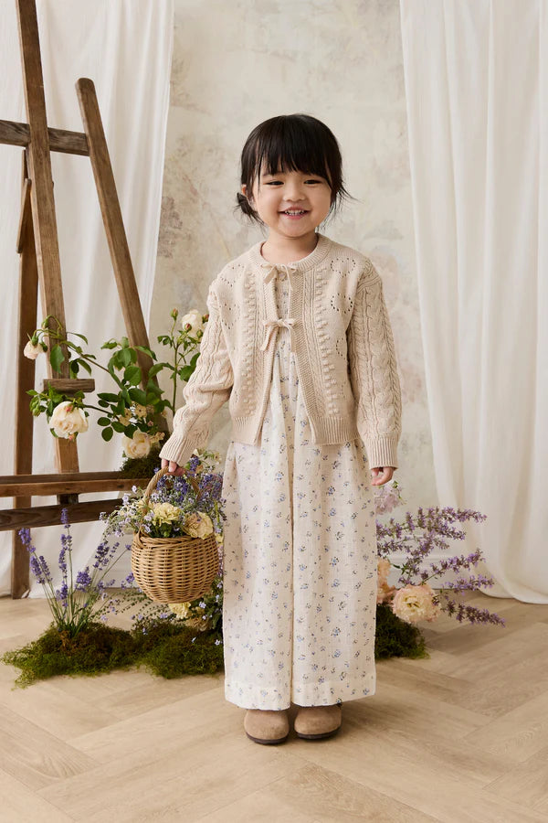 Josephine Cardigan - Light Oatmeal Marle