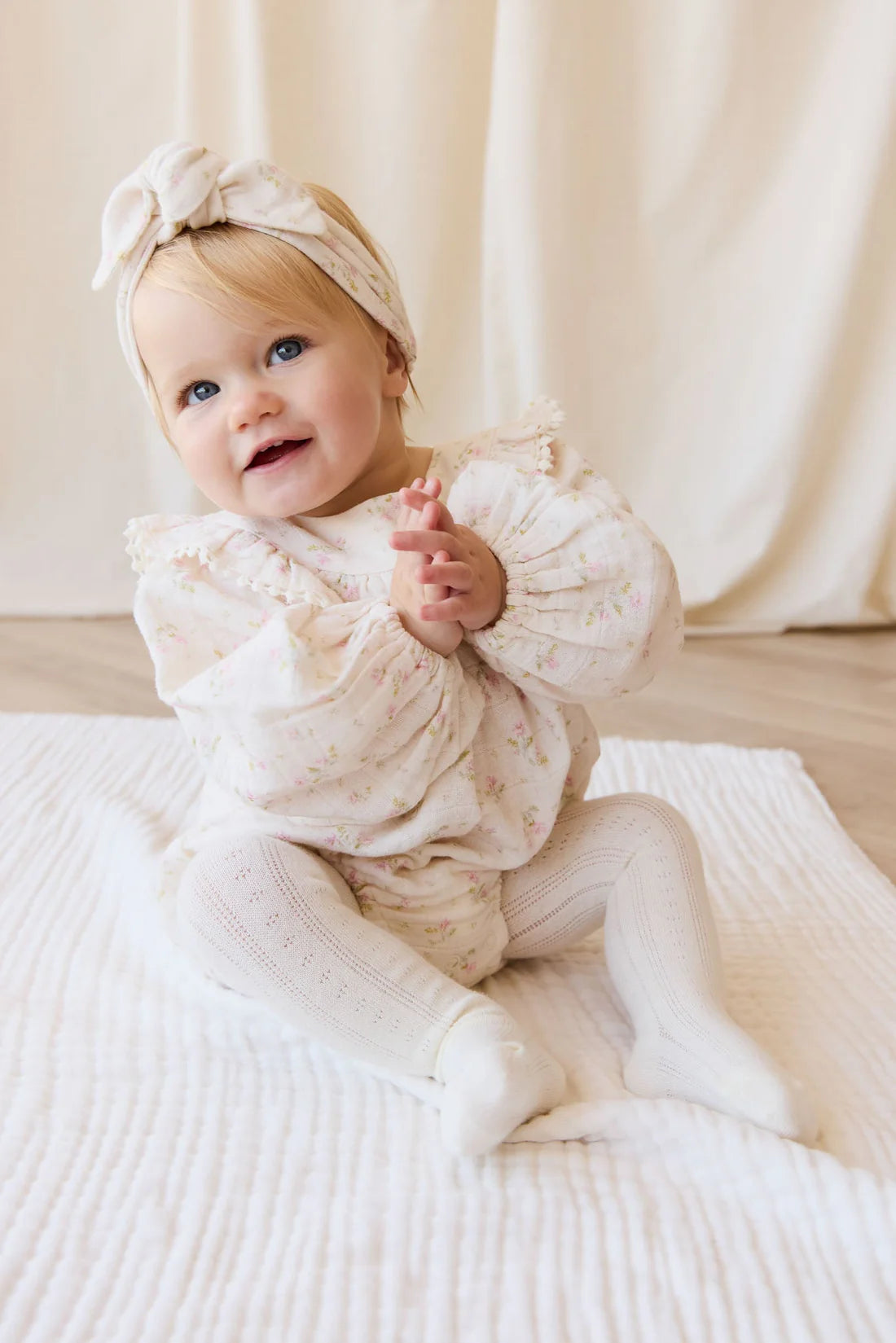 Muslin Malia Playsuit - Emelia Pink