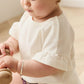 Pima Cotton Antoinette Top - Parchment