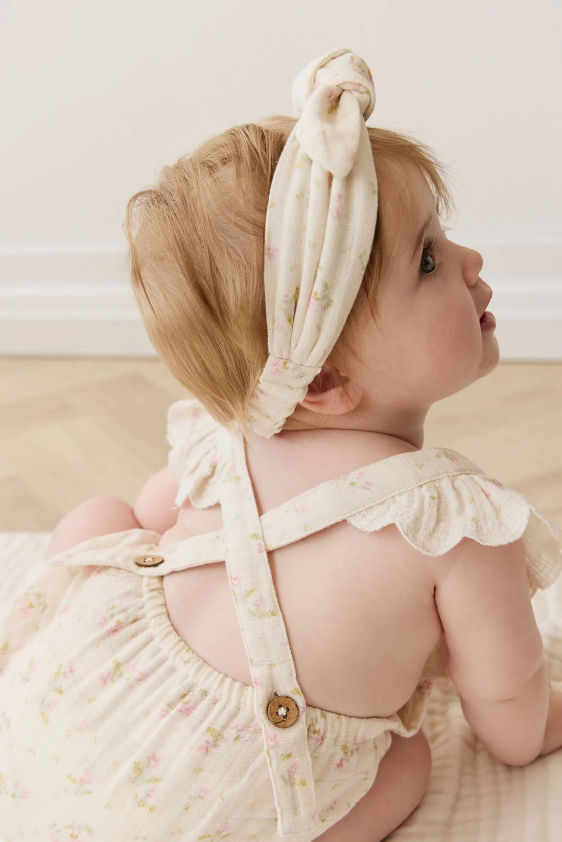 Muslin Luciana Playsuit - Emelia Pink