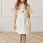 Norah Overall Dress - Rose Trail