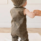 Milo Jumpsuit - Variegated Grid Tarmac
