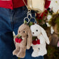 Cherry Penelope Keyring - Walnut