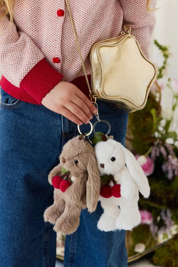 Cherry Penelope Keyring - Walnut