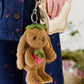 Strawberries Penelope Keyring - Oak
