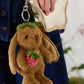 Strawberries Penelope Keyring - Oak
